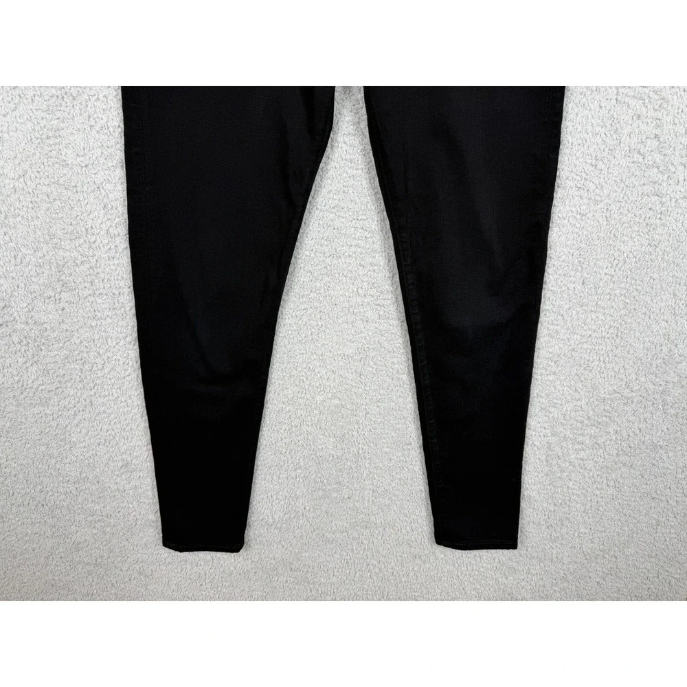 AG Adriano Goldschmied Farrah Skinny Ankle Jeans Women's 30R Black Stretch 30x29